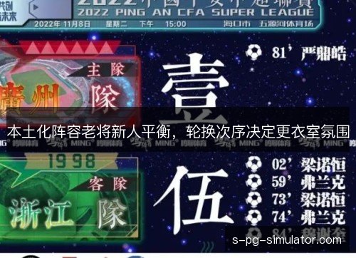 本土化阵容老将新人平衡,轮换次序决定更衣室氛围 本土化阵容老将新人平衡,轮换次序决定更衣室氛围
